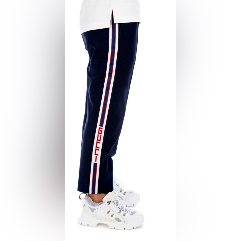 Gucci Acetate Silk Pants Track Trousers